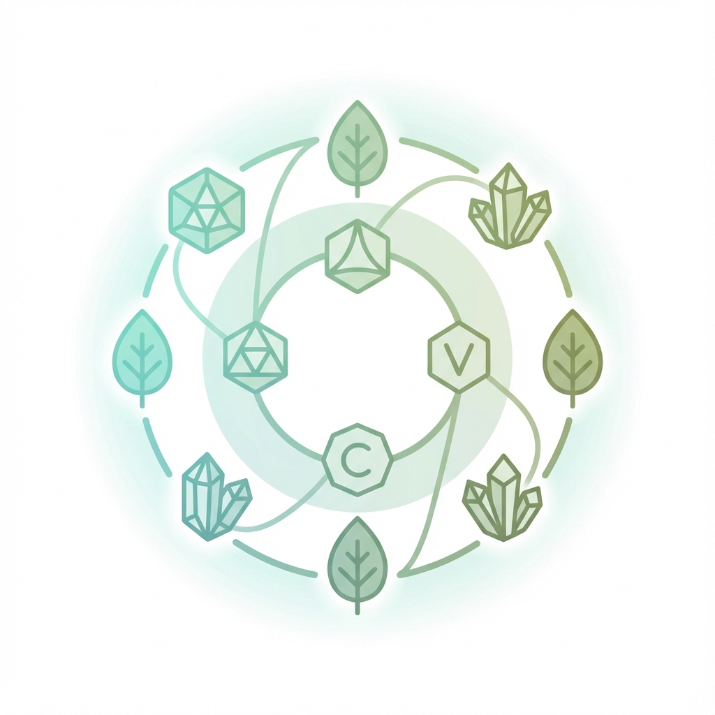 Infographie des ingrédients naturels